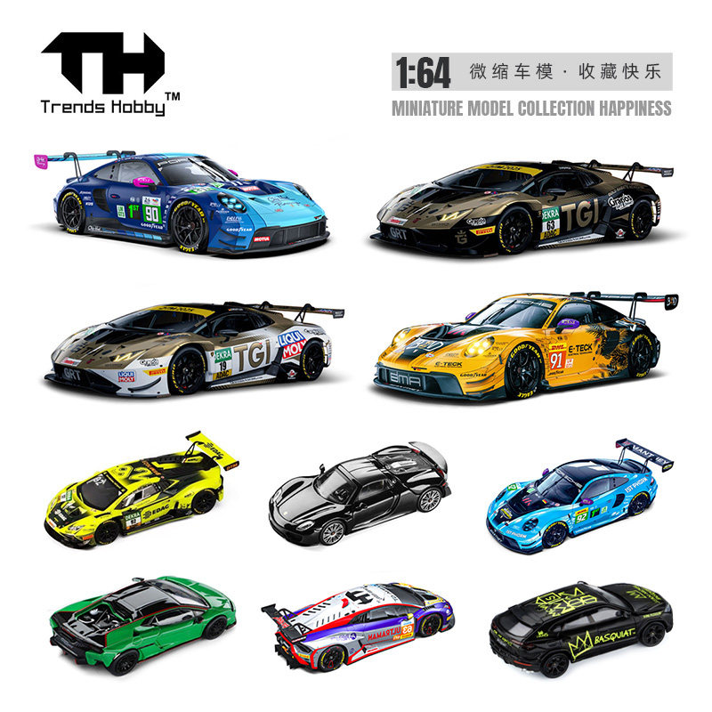 TH 1/64 Porsche 911 GT3 R LeMa - Die Cast Car 1 64 review and price