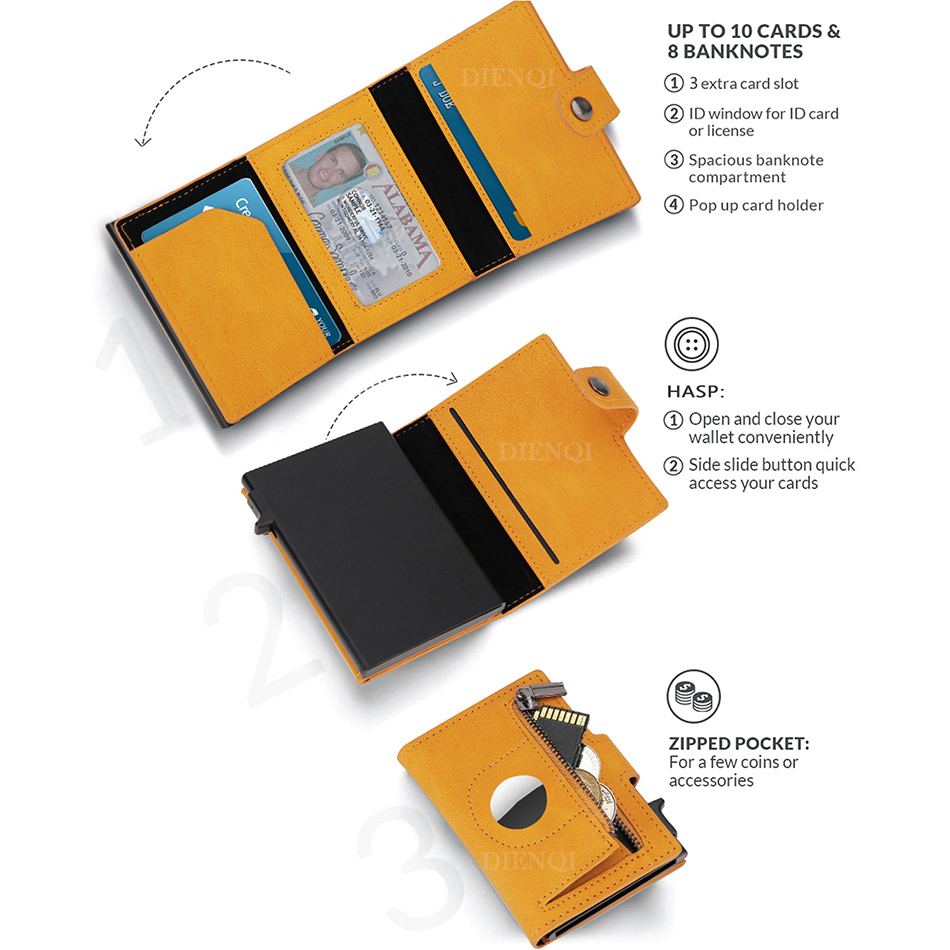 Airtag Wallet Rfid Credit Card - Card Top Loader review and price